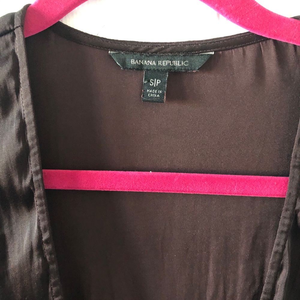 Satin Wrap Blouse